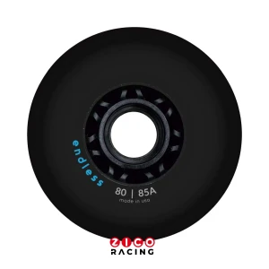 Kółka do rolek Endless 80mm 85a USA - Black - 4 sztuki
