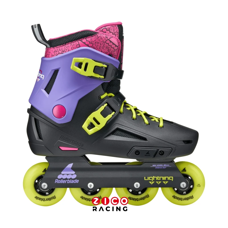 Rolki marki Rollerblade model Lightning TRS - widok z boku