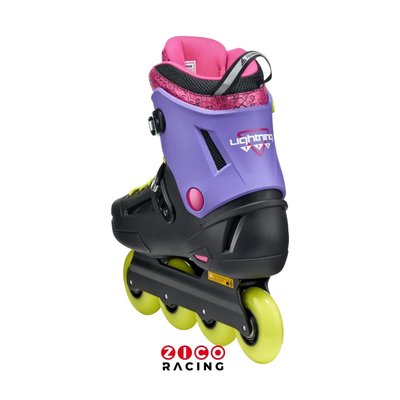 Rolki marki Rollerblade model Lightning TRS - widok z tyłu pod kątem