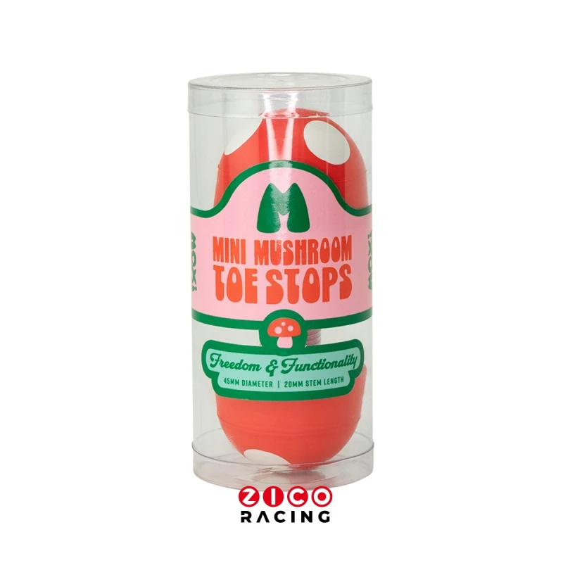 Hamulce stopery Moxi Mushroom Toe Stops - czerwony widok opakowania