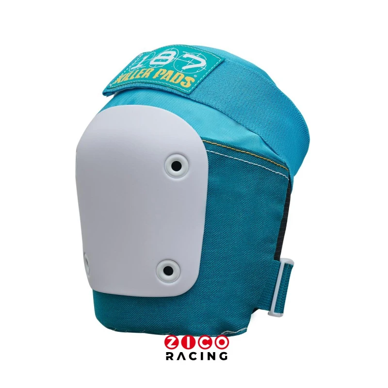 Ochraniacze marki 187 Killer Pads model Six Pack Combo Junior w kolorze teal - widok ochraniacza na kolano