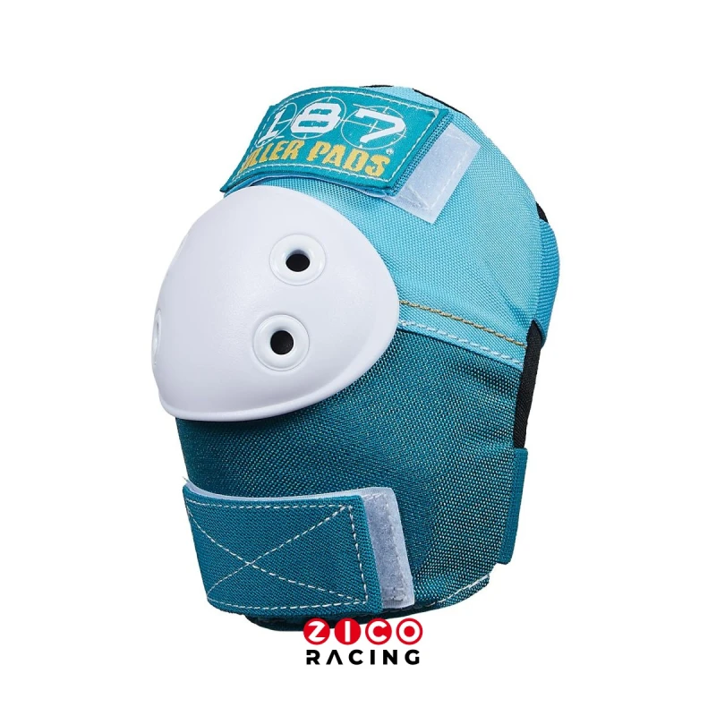 Ochraniacze marki 187 Killer Pads model Six Pack Combo Junior w kolorze teal - widok ochraniacza na łokieć