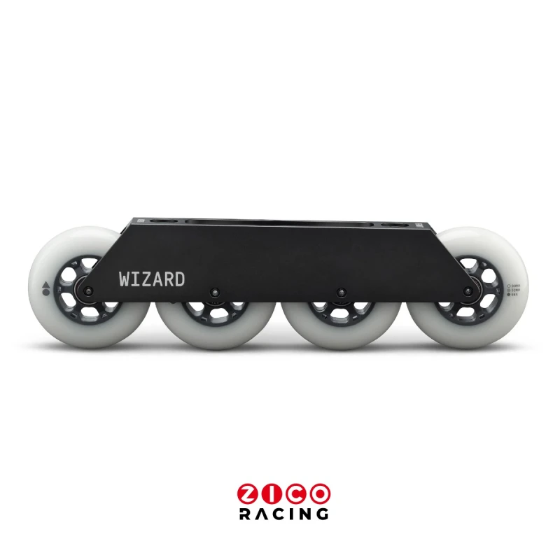 Szyny Wizard NR90 Complete 4x90mm Grey - widok szyny z kółkami