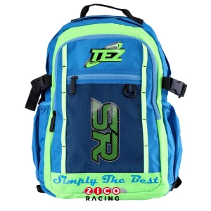 Plecak Simmons Rana Racing model TEZ niebiesko zielony