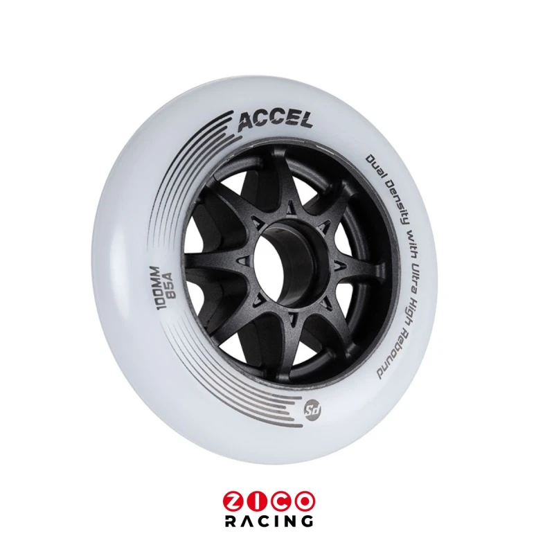 Kółka do jazdy szybkiej Powerslide model dwuwarstwowy Accel 100mm 85a