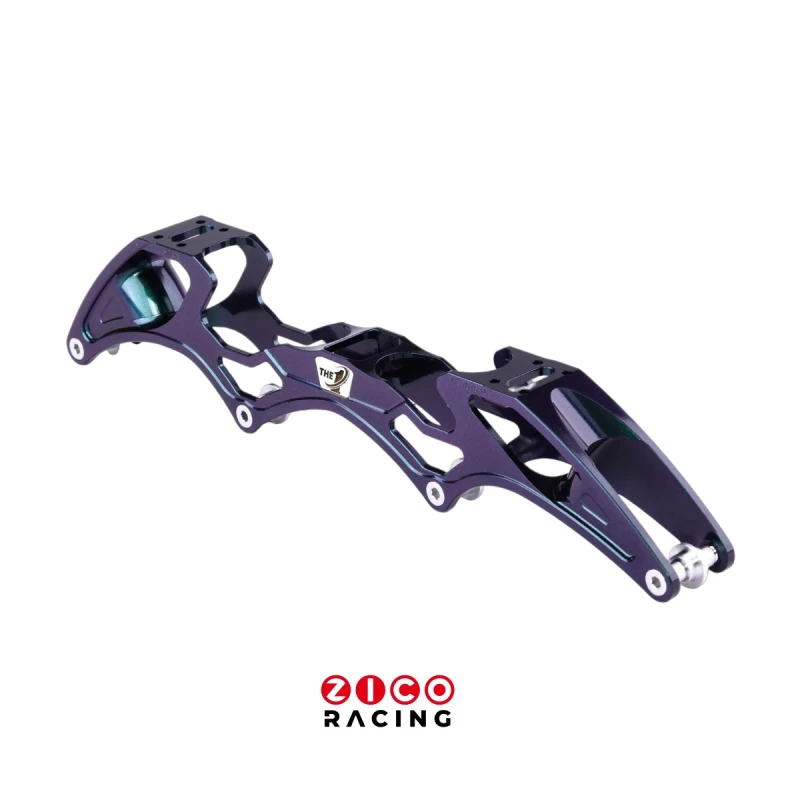 Szyny marki Simmons Rana Racing model Chameleon Sprint 4x110mm widok z boku oraz z góry pod kątem