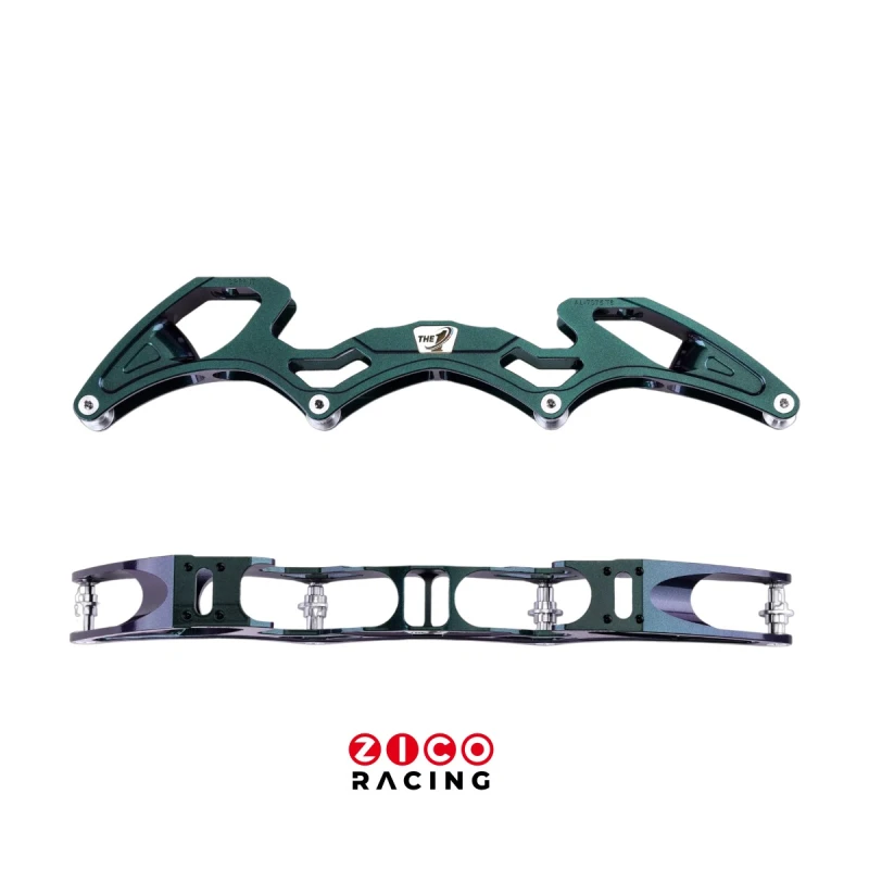 Szyny marki Simmons Rana Racing model Chameleon Sprint 4x110mm widok z boku oraz z góry