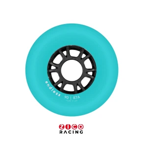 Kółka do rolek Endless 90mm 87a USA - Miami Blue - 4 sztuki