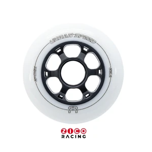 Kółka do rolek marki FR Skates model Urban Speed 84mm/85a 8 sztuk - białe