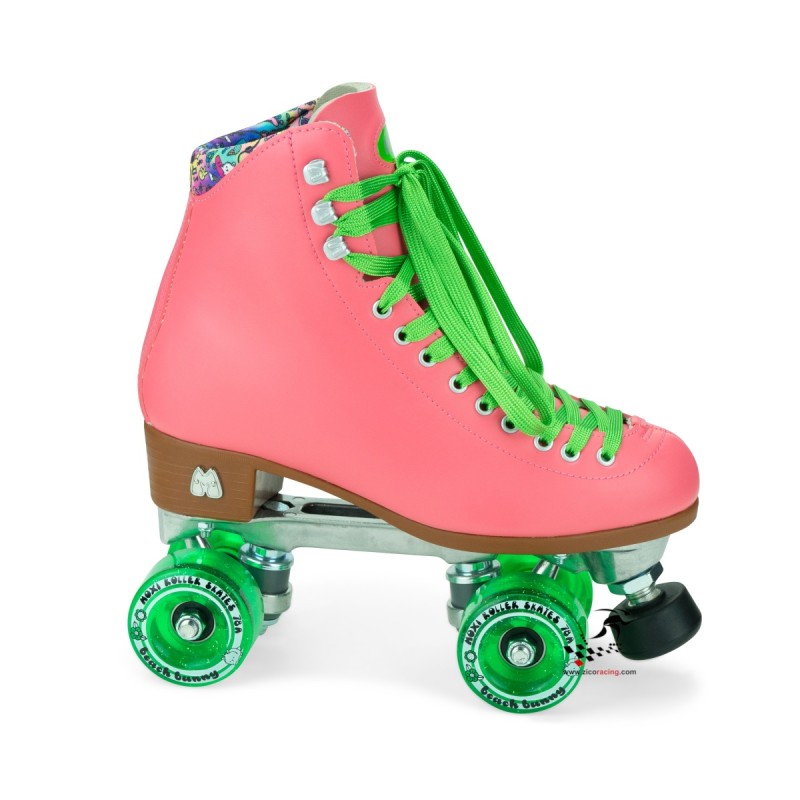 Wrotki Moxi Beach Bunny Watermelon - widok z boku