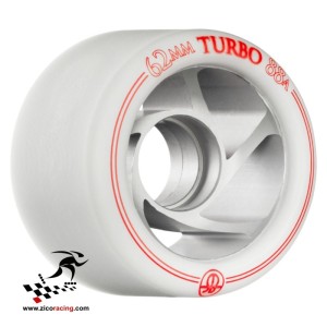 Kółka do wrotek Rollerbones Turbo Alloy 62mm - 88a białe, 8 sztuk