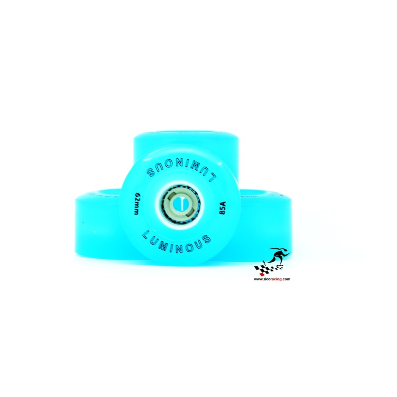 Kółka do wrotek Seba Luminous niebieskie 62mm 85a