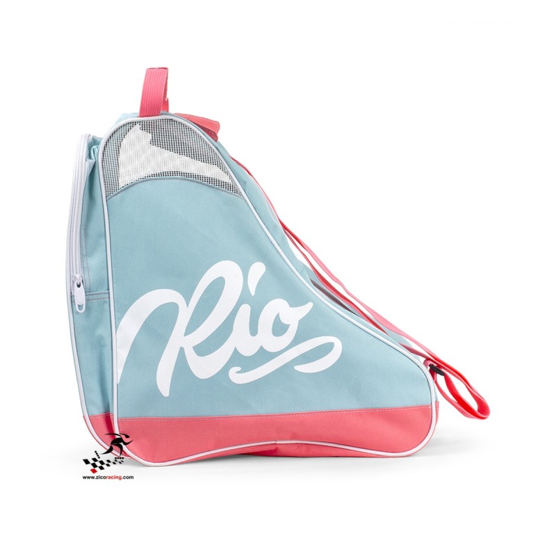 Torba na wrotki rolki Rio Roller Script Teal Coral bok