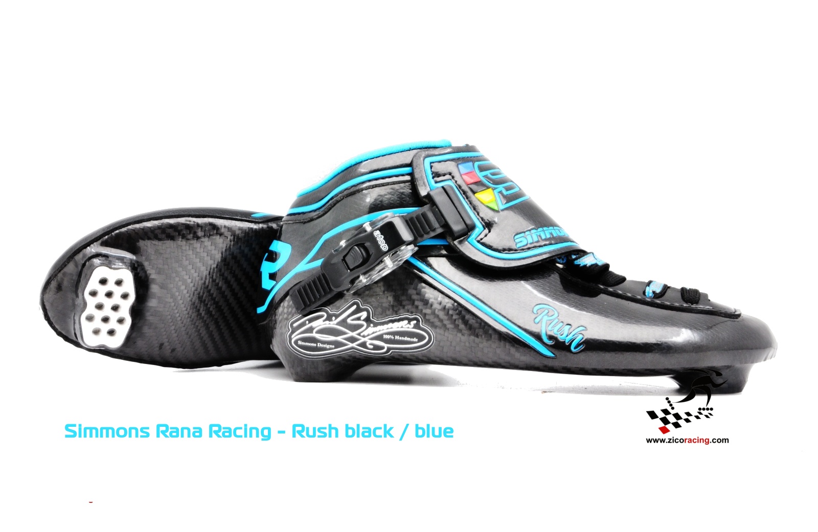 Simmons Rana Racing Simmons Rana Racing Rush czarno / niebieskie - buty do wrotkarstwa ...